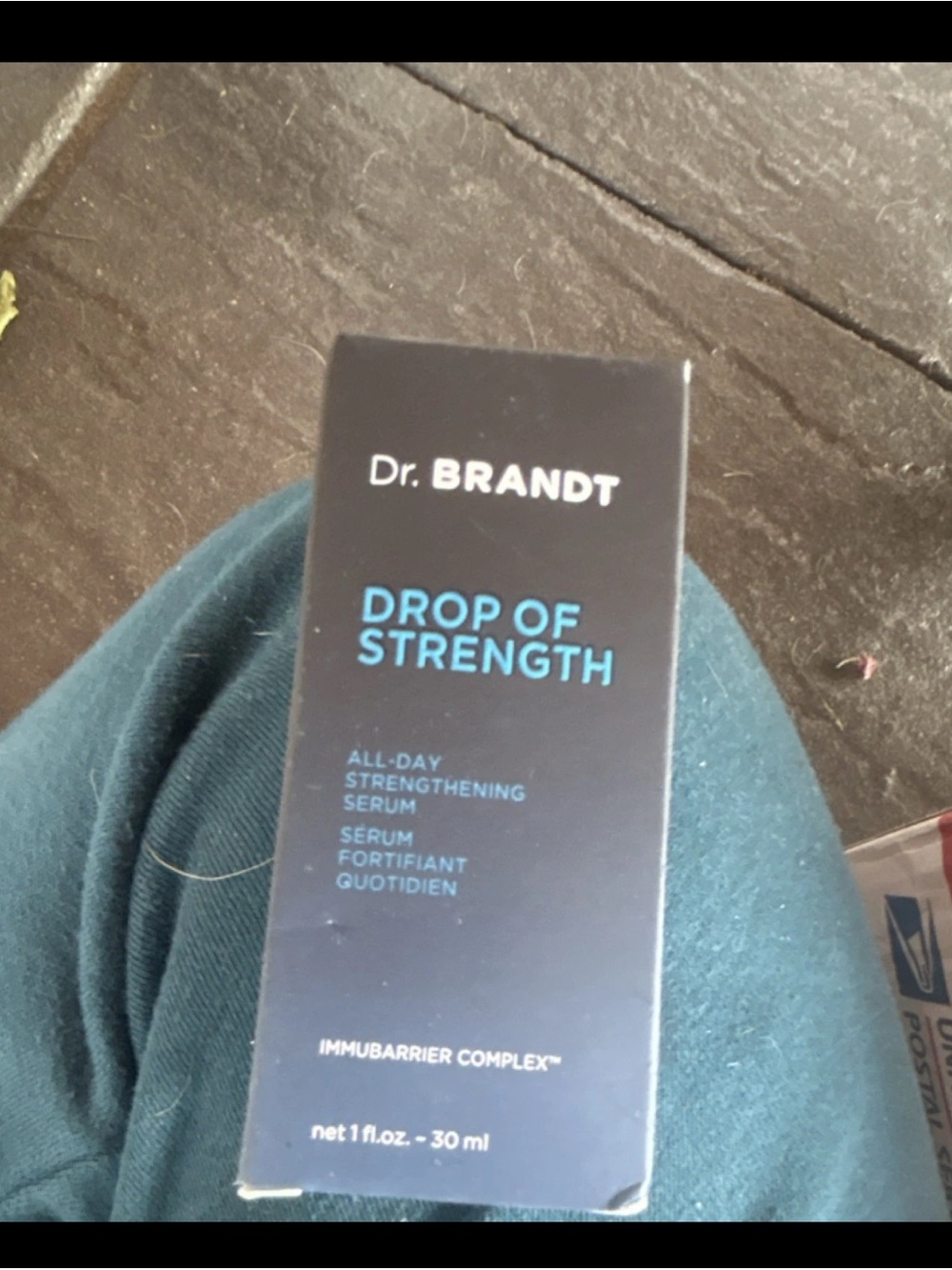 Dr. Brandt Drop of Strength Serum - Navy and Teal Packaging